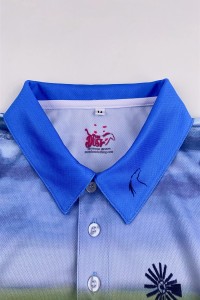 Manufacture Men's Long Sleeve Polo Shirt Dye Sublimation Design Whole Printing Three Buttons Dye Sublimation Polo Shirt Dye Sublimation Supplier Aussie Farm P1433 detail view-1